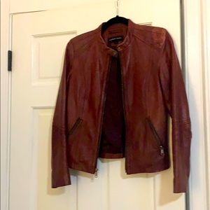 Andrew marc leather jacket size small